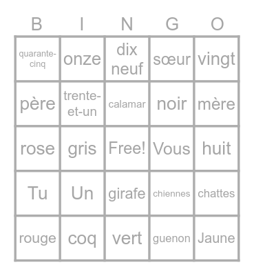 I like men Bingo Card