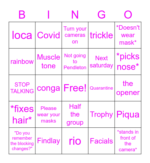 Ms.J TOC Bingo Card