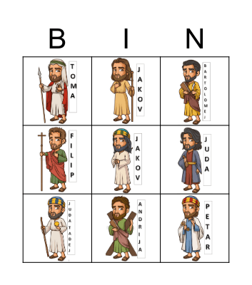 APOSTOLI Bingo Card