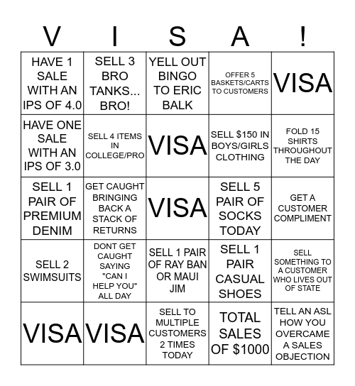 SOFTLINES BINGO Card
