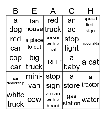 the cool kids bingo  Bingo Card