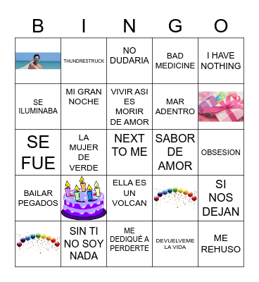 JOSE MANUEL 2022 Bingo Card