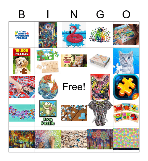 National Puzzle Day Bingo! Bingo Card