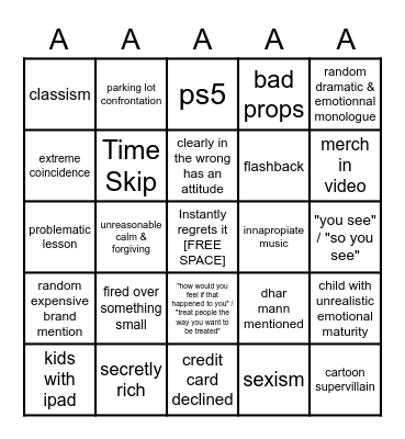 nico del caño Bingo Card