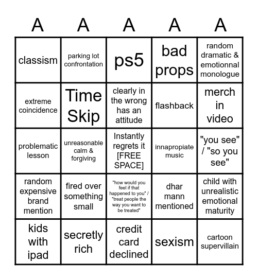 nico del caño Bingo Card