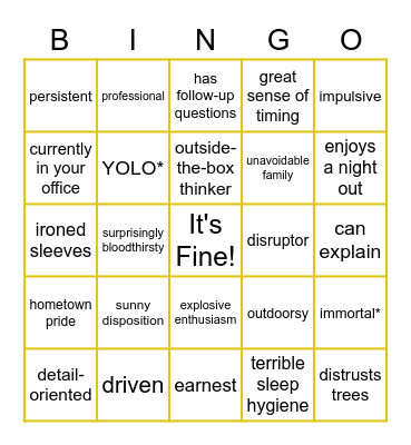 IF YOU THINK ABOUT IT APHRA Bingo Card