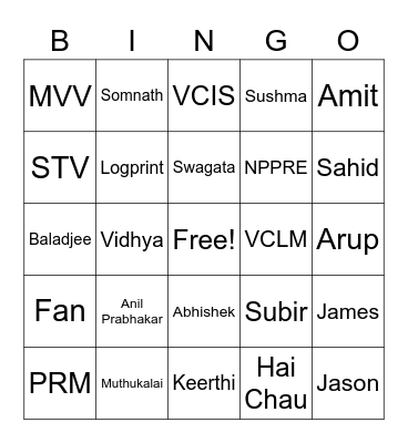 Game Time - NPPRE Bingo Card