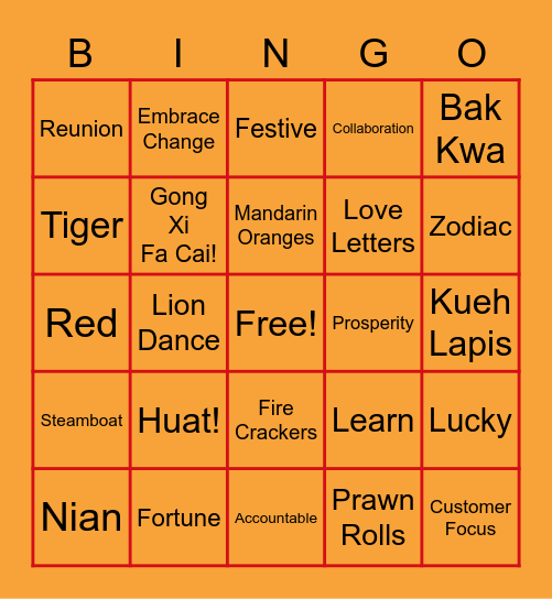 2022 EDMI LNY - BINGO!!! Bingo Card