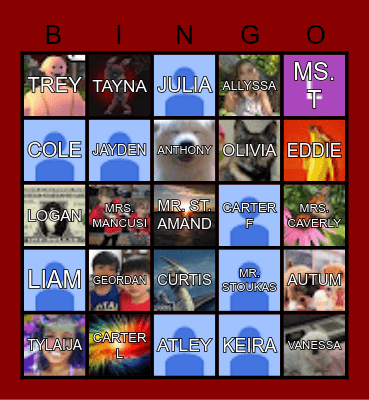 St. Amand Bingo! Bingo Card