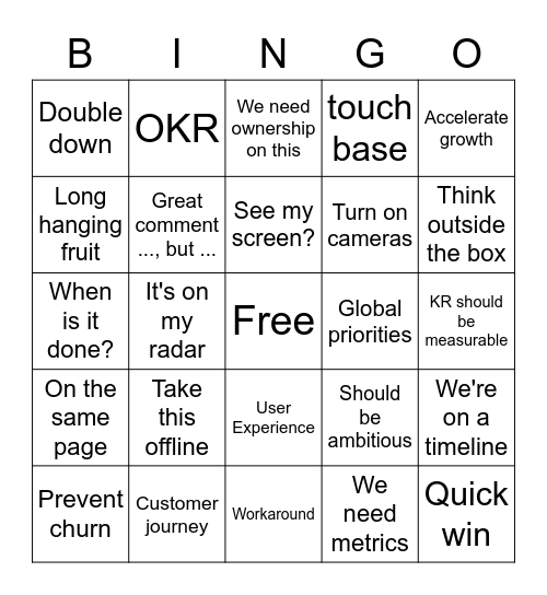 All-Hands Bingo Card