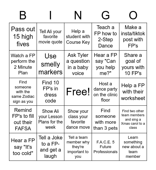 PMTS Austin BINGO!!! Bingo Card