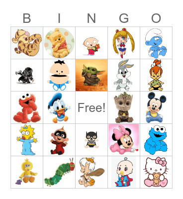 BABY SHOWER Bingo Card