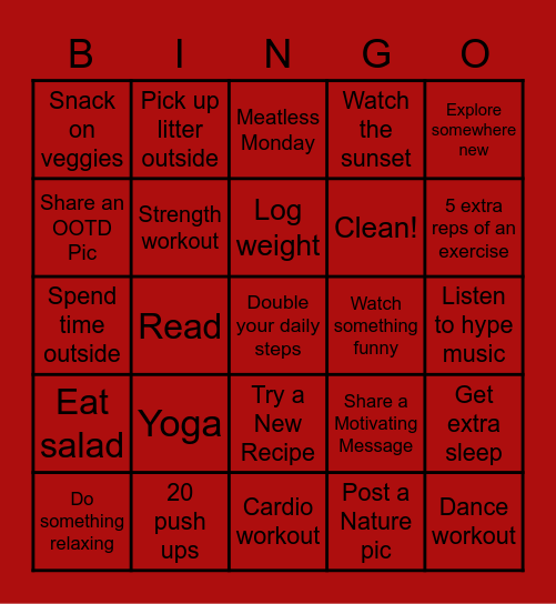 FALLOUT BINGO Card