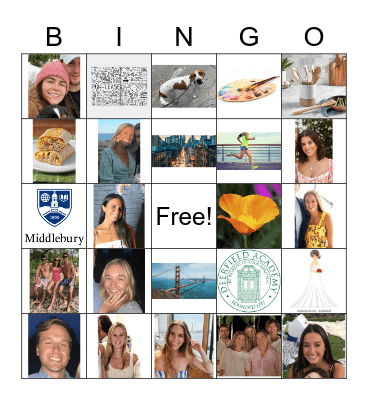 Tatum's Bridal Bingo Card
