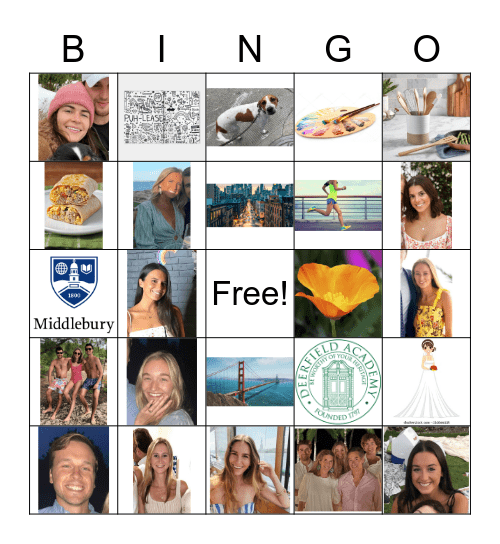 Tatum's Bridal Bingo Card