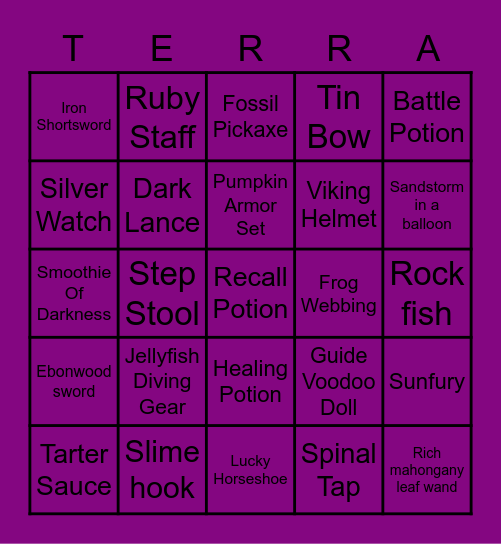 Bingo 3 Bingo Card