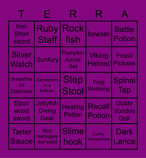 Bingo 3 Bingo Card