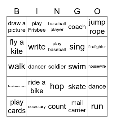 EC3 Bingo Card