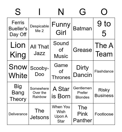 Round 3 Bingo Card