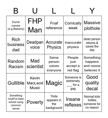 Dumbass Bingo!!!!!!!!!! Bingo Card