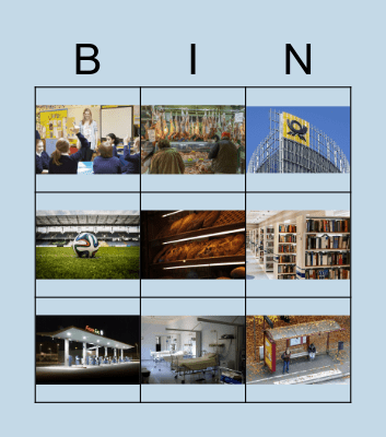 In der Stadt Bingo Card