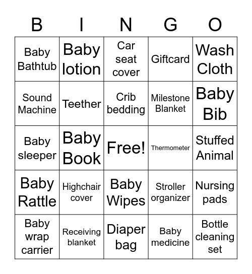 mays bingo 2 Bingo Card
