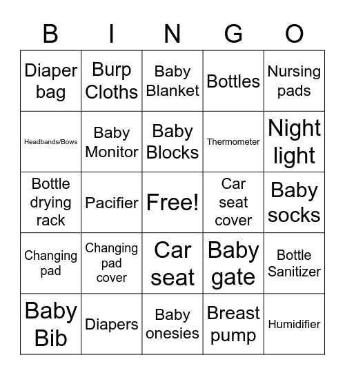 mays bingo 3 Bingo Card