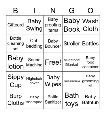 mays bingo 4 Bingo Card