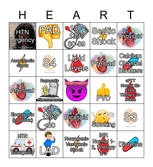 Circulation Bingo Card