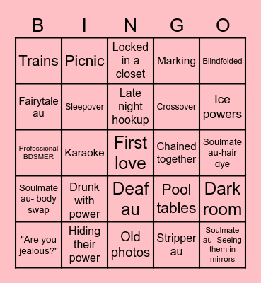Domxmarvel 3Year celebration Bingo Card