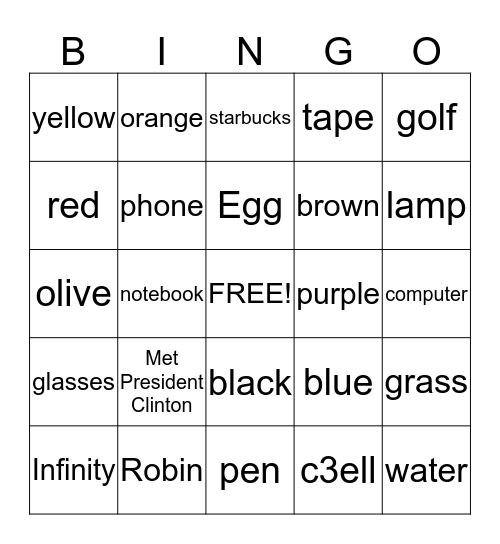 Guess What PayTracer 1 Bingo Card