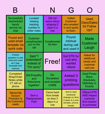 Game of Phones VS G-Force! Bingo Card