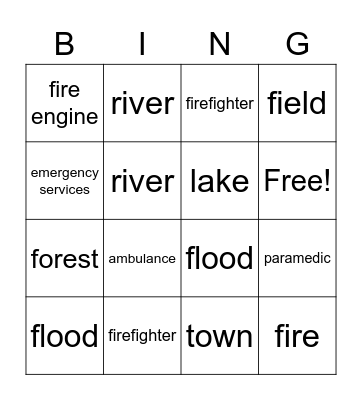 unit 2 and 3 Bingo Card