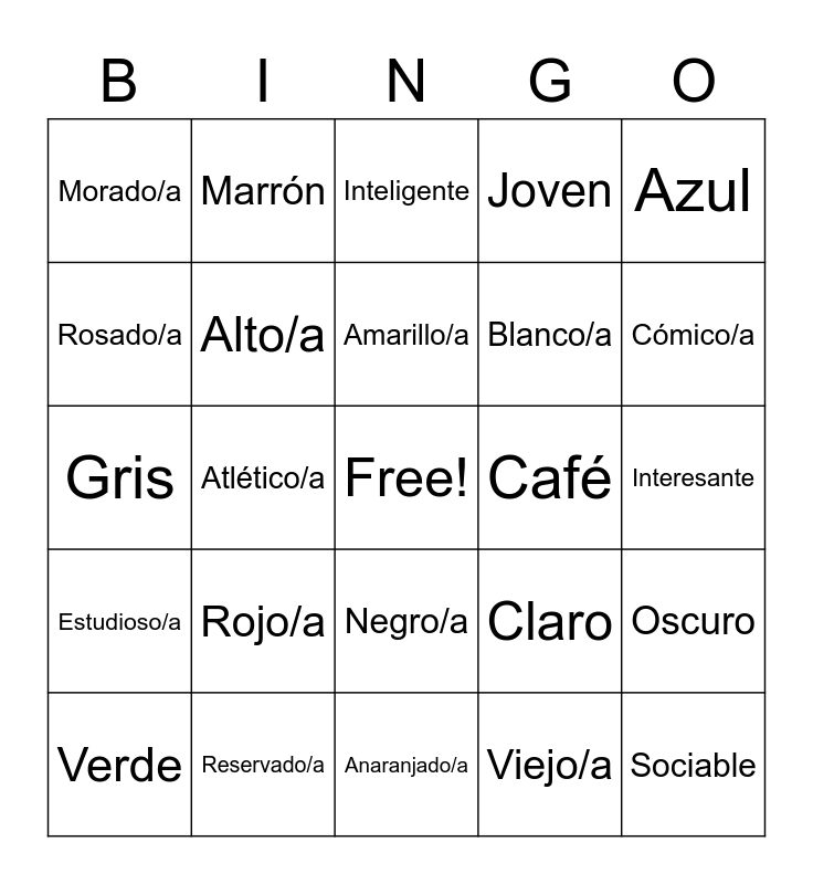 spanish-colors-adjectives-bingo-card