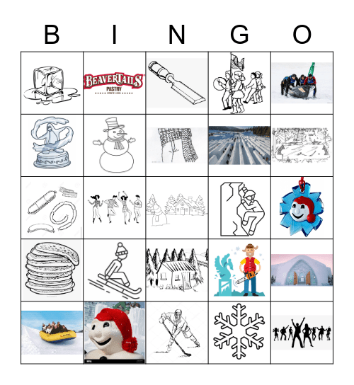 Carnaval de Québec - Mme. Attia Bingo Card