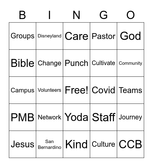 REAL BINGO Card