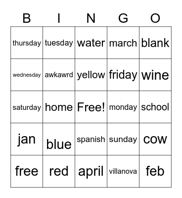 Carne y Vino en Argentina​ Bingo Card