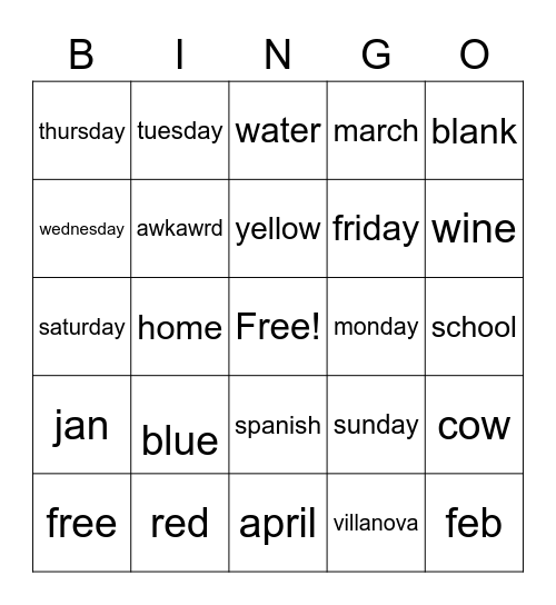 Carne y Vino en Argentina​ Bingo Card