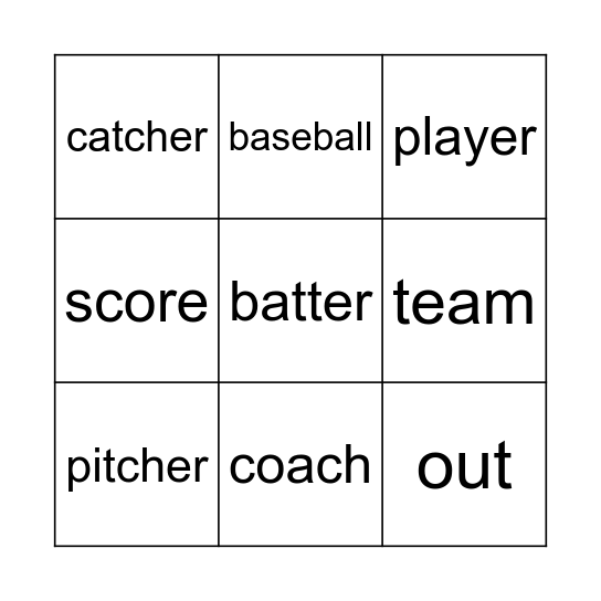 The Team Bingo Card