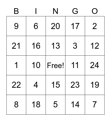 Get to Know You BINGO! Bingo Card