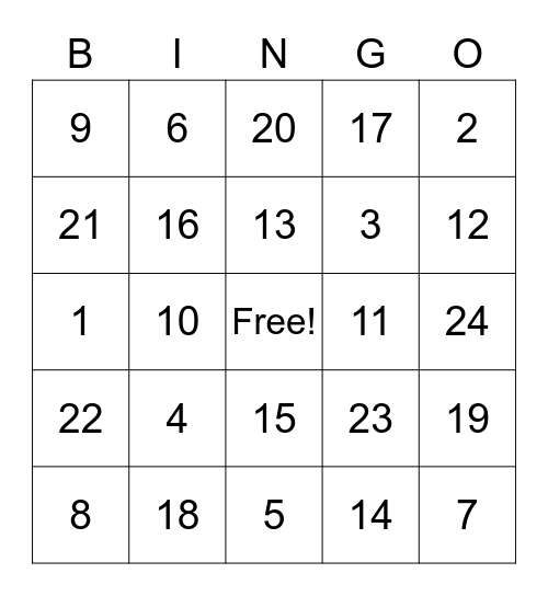 Get to Know You BINGO! Bingo Card