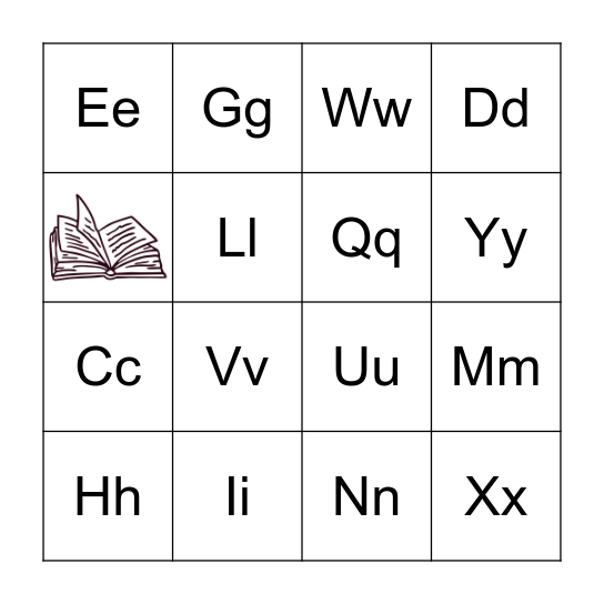 Sounds BINGO 10:05 Bingo Card