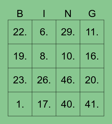 Smartlockr's Bingo Card