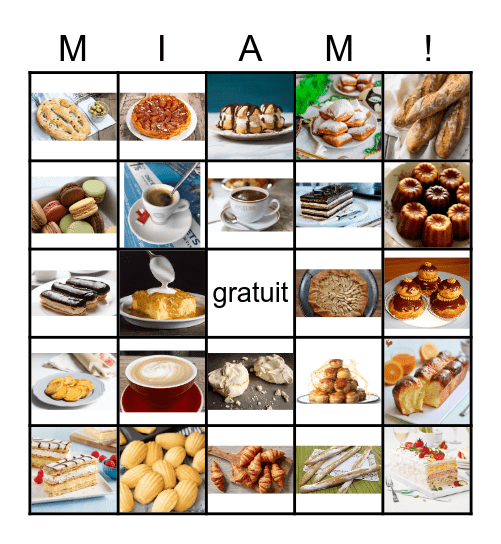 Une petite pause-café Bingo Card