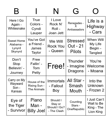 January Bingo 2 Bingo Card