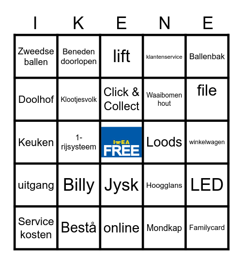 IKEA DIY BS-Bingo Card