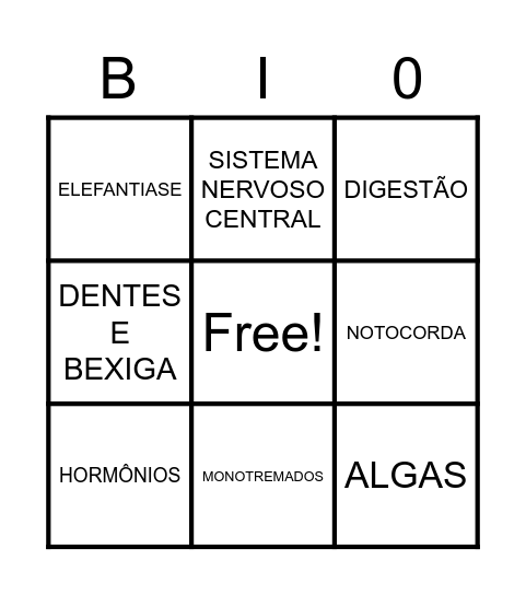 Number Bingo 1-16 Bingo Card