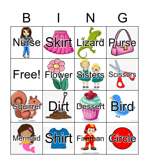 ER - Medial Bingo Card