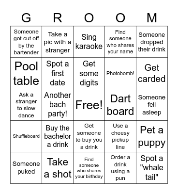 Bachelor Bingo! Bingo Card