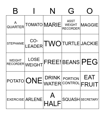 TOPS NY 0625 Bingo Card